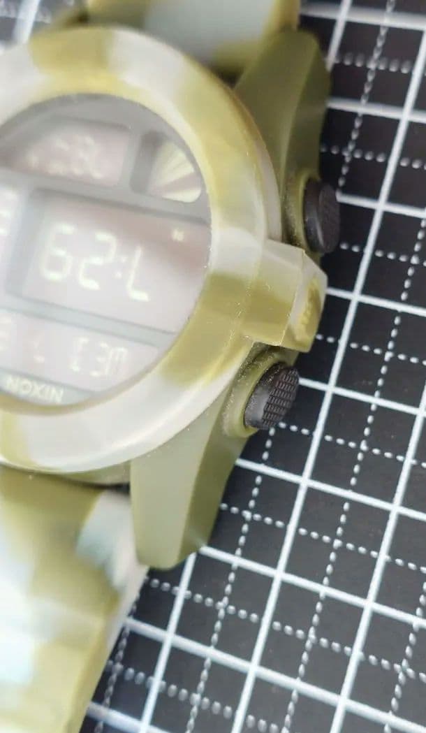 NIXON THE UNIT K1101-XXX Digital Men's Watch — Japanese