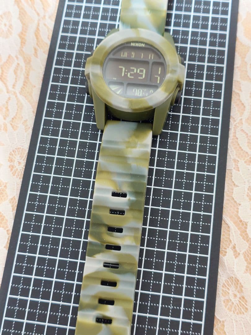 NIXON THE UNIT K1101-XXX Digital Men's Watch — Japanese