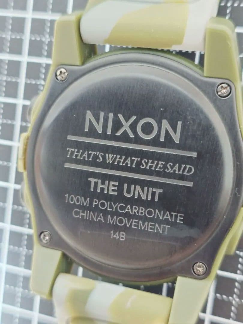 NIXON THE UNIT K1101-XXX Digital Men's Watch — Japanese