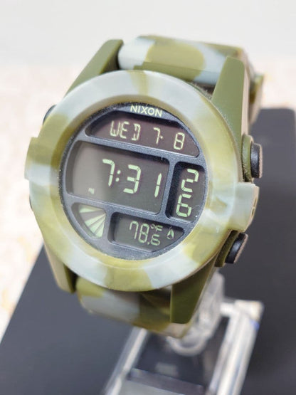 NIXON THE UNIT K1101-XXX Digital Men's Watch — Japanese