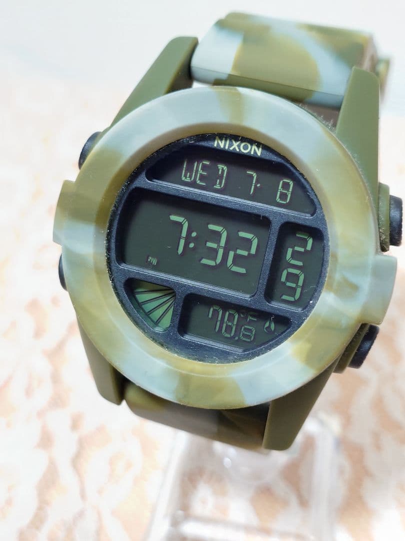 NIXON THE UNIT K1101-XXX Digital Men's Watch — Japanese