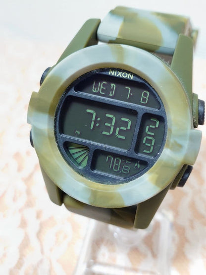 NIXON THE UNIT K1101-XXX Digital Men's Watch — Japanese
