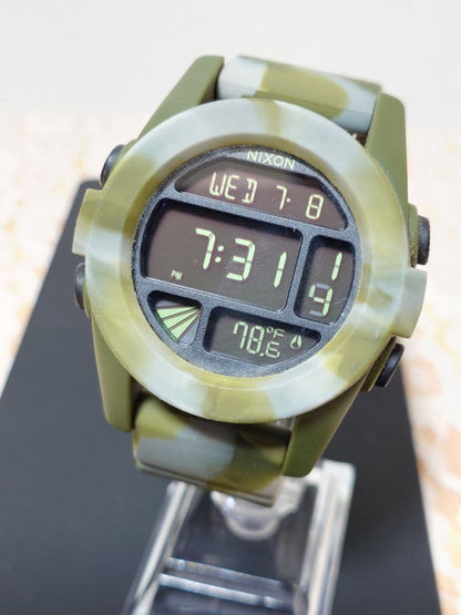 NIXON THE UNIT K1101-XXX Digital Men's Watch — Japanese