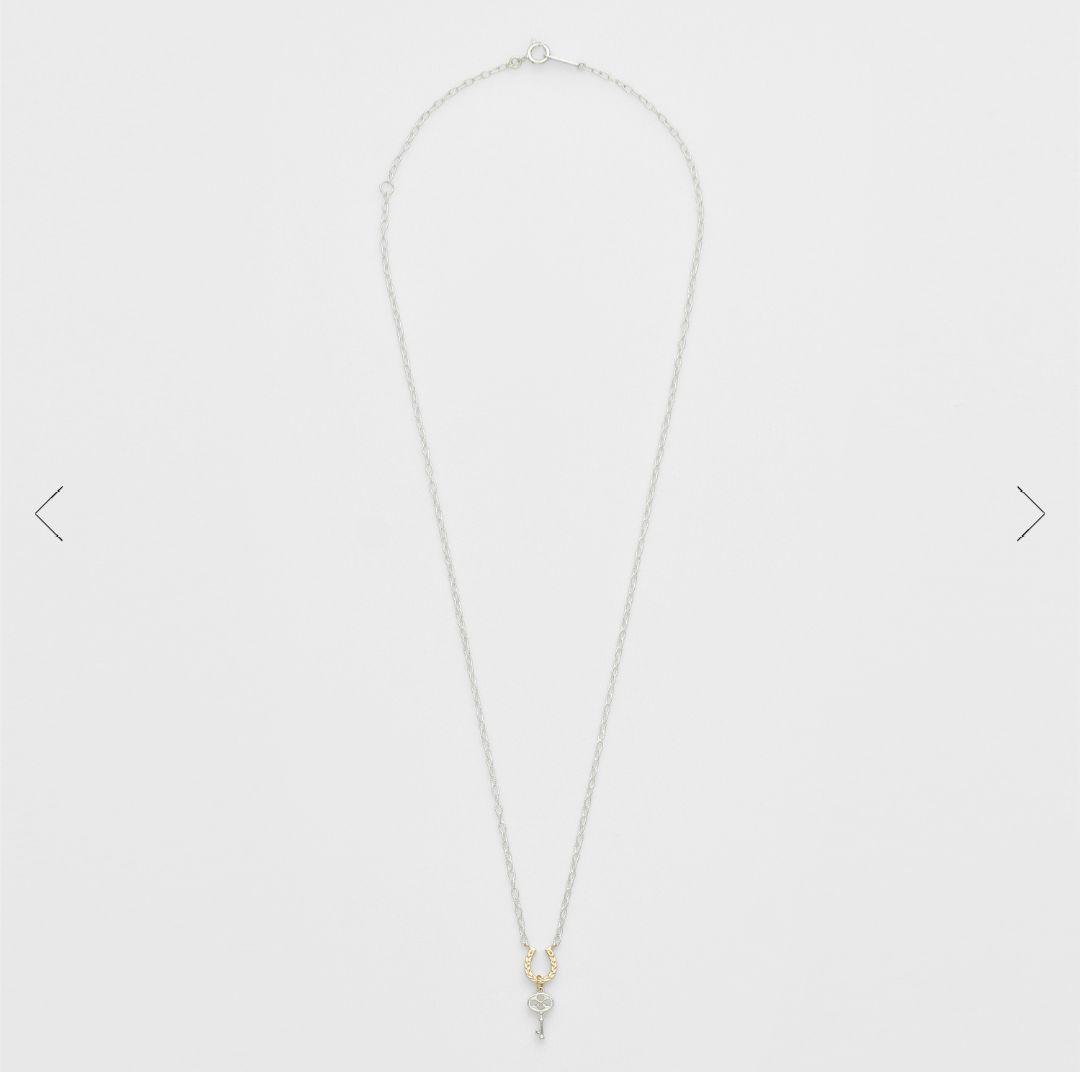 Agete 2026 Limited Edition silver and K10 necklace with charm set featuring a 45cm chain and small detailed charms