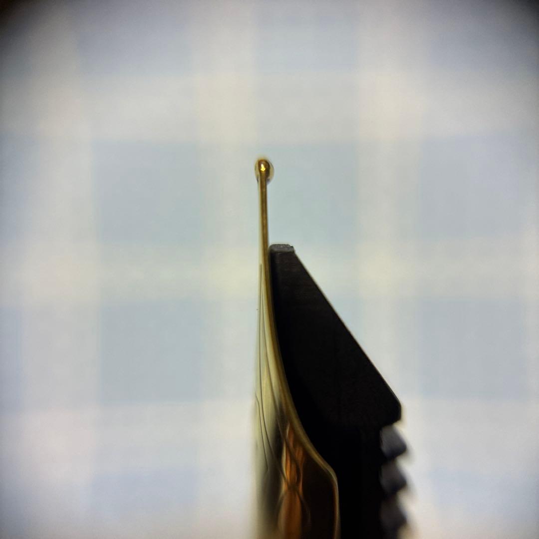Waterman Fountain Pen with stainless steel fine tip shown with cap off on white background