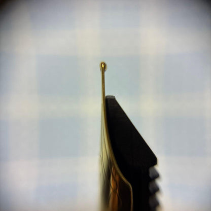 Waterman Fountain Pen with stainless steel fine tip shown with cap off on white background
