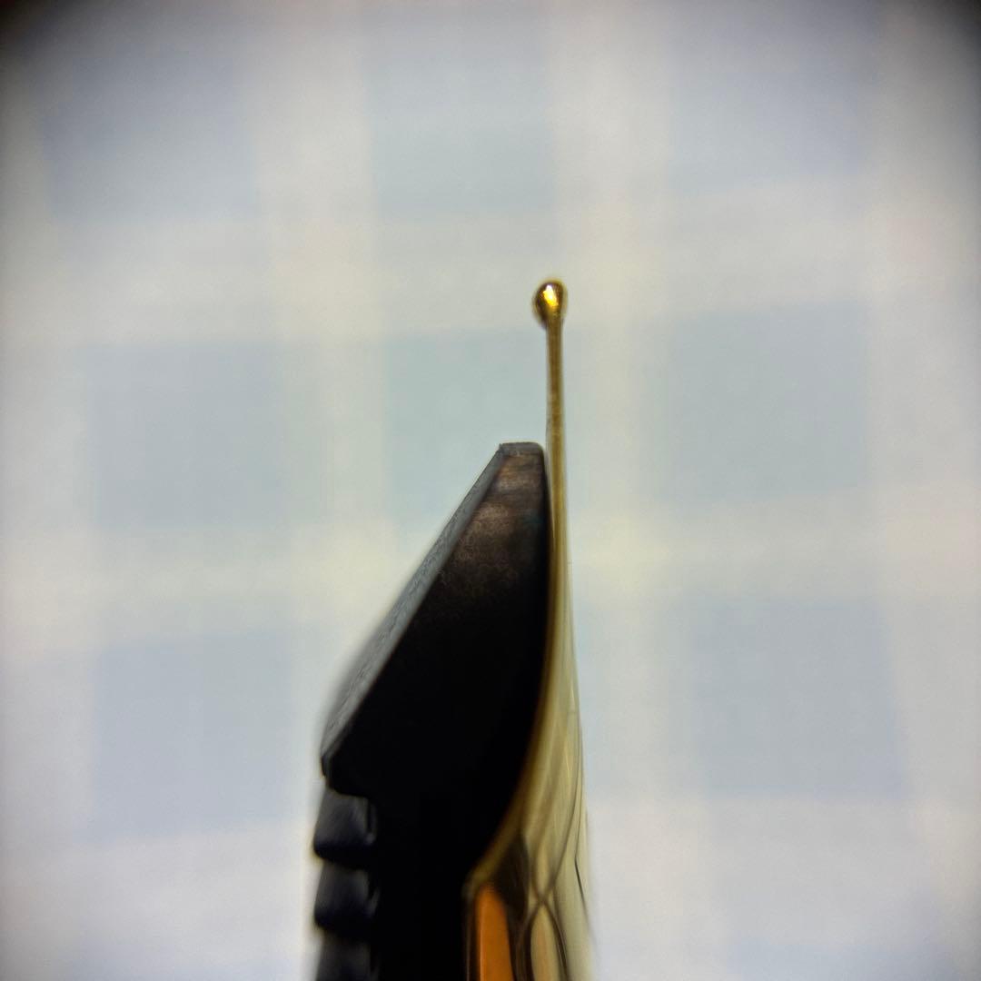 Waterman Fountain Pen with stainless steel fine tip shown with cap off on white background