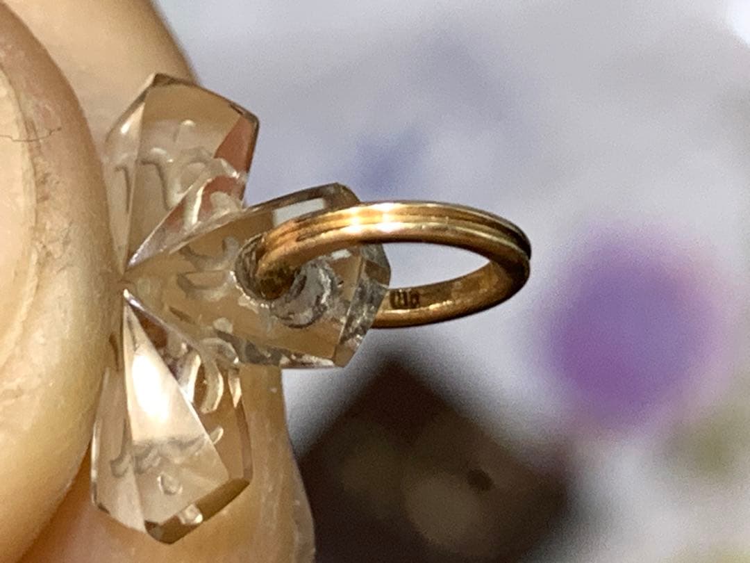 K10 ring size 3 paired with 32 cm K10 necklace and pendant in polished finish
