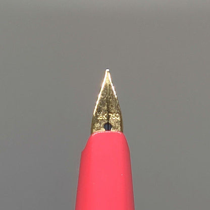 Pilot fountain pen short size with fine 18K gold tip and sleek black body