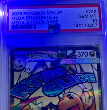 PSA 10 Pokemon Mega Dragonite ex MA — M High Class Pack MEGA Dream ex — Japanese