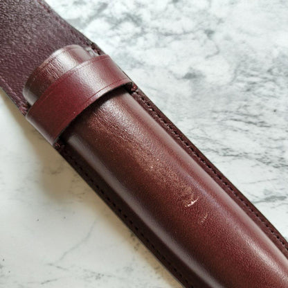 New PILOT Ruano Pen Set including ballpoint pen and mechanical pencil with pen case showing minor wear
