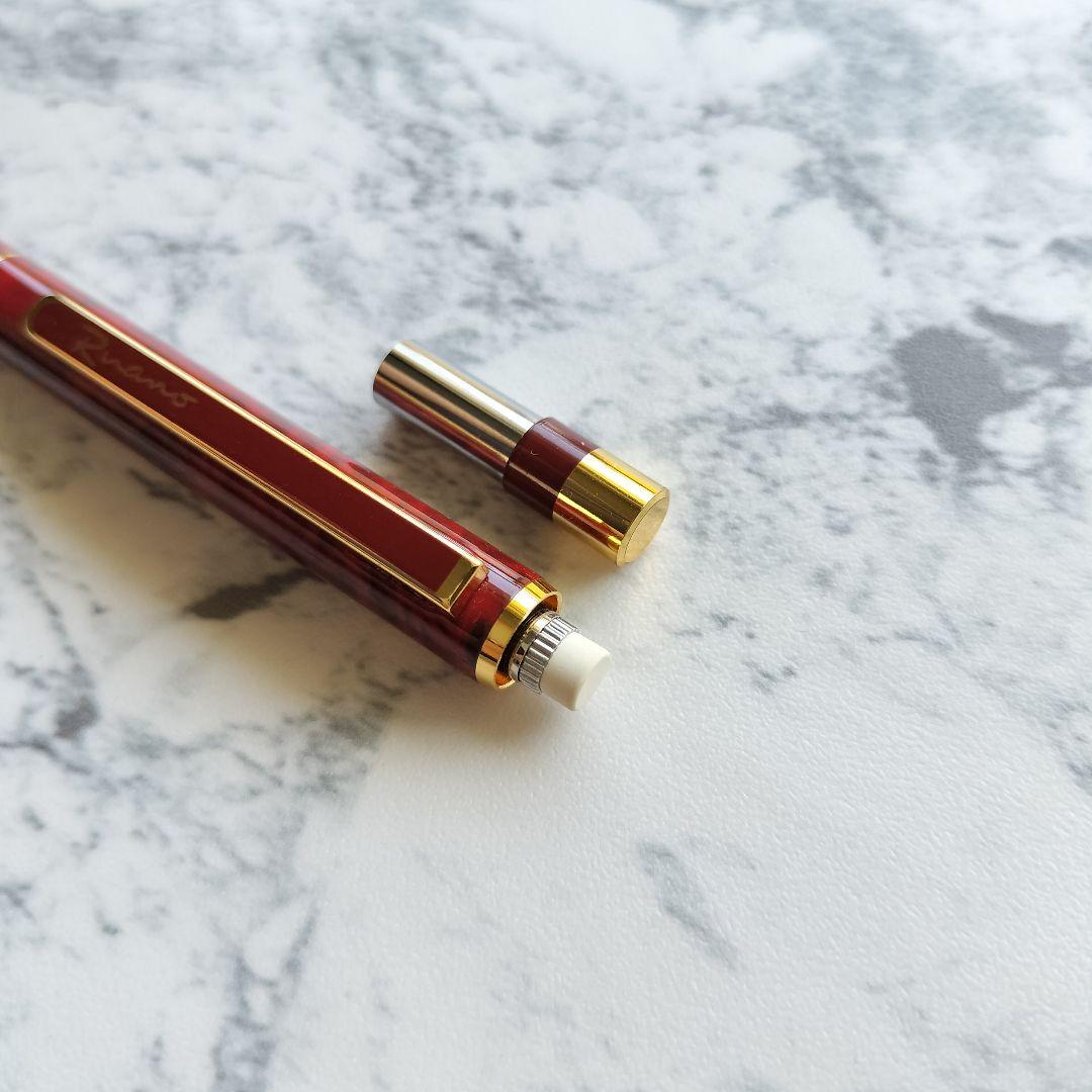 New PILOT Ruano Pen Set including ballpoint pen and mechanical pencil with pen case showing minor wear