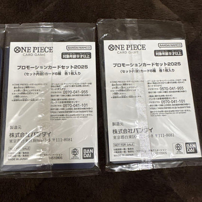 One Piece Six-Pack McDonald's One Piece Promotion Pack Pack — Japanese
