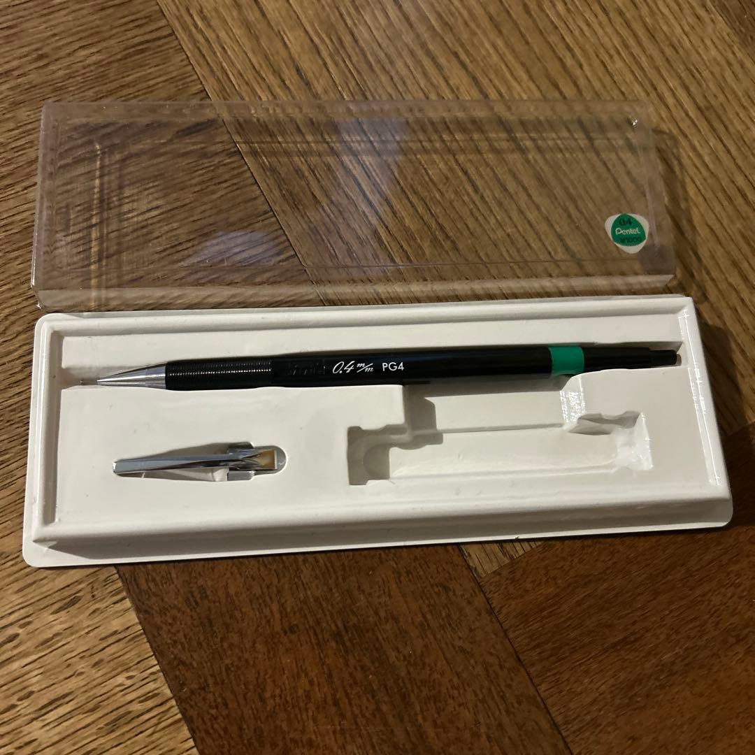 Pilot PG4 black 0.4mm mechanical pencil with clip, discontinued rare model