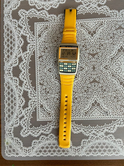 CASIO Data Bank Digital Men's Watch — Japanese