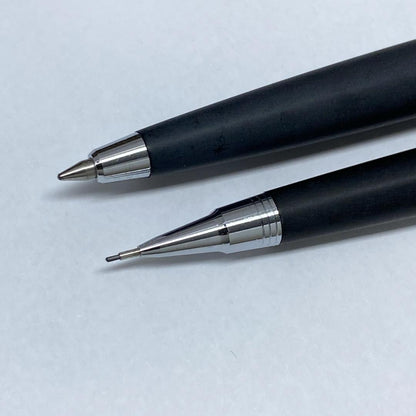 Pilot ballpoint pen and 0.5mm mechanical pencil set with black case and paper box