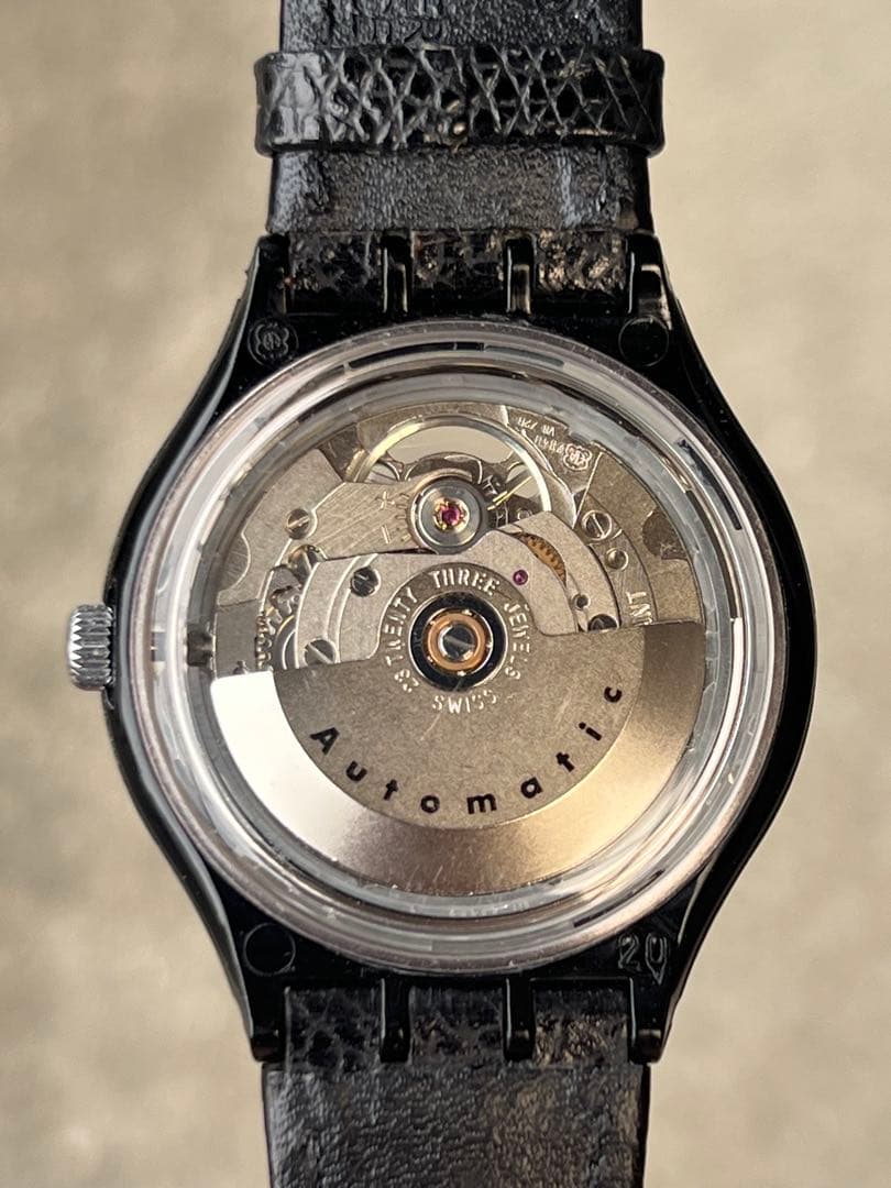 swatch Automatic Black Men's — Japanese