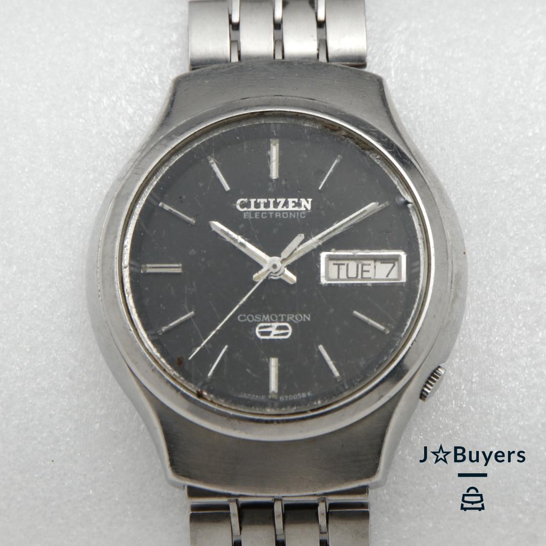 Citizen シチズン エレクトロニック コスモトロン Analog Men's Watch — Japanese