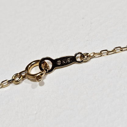 Miwa Miku Pearl Necklace with 4mm pearl on 40cm 18K yellow gold chain