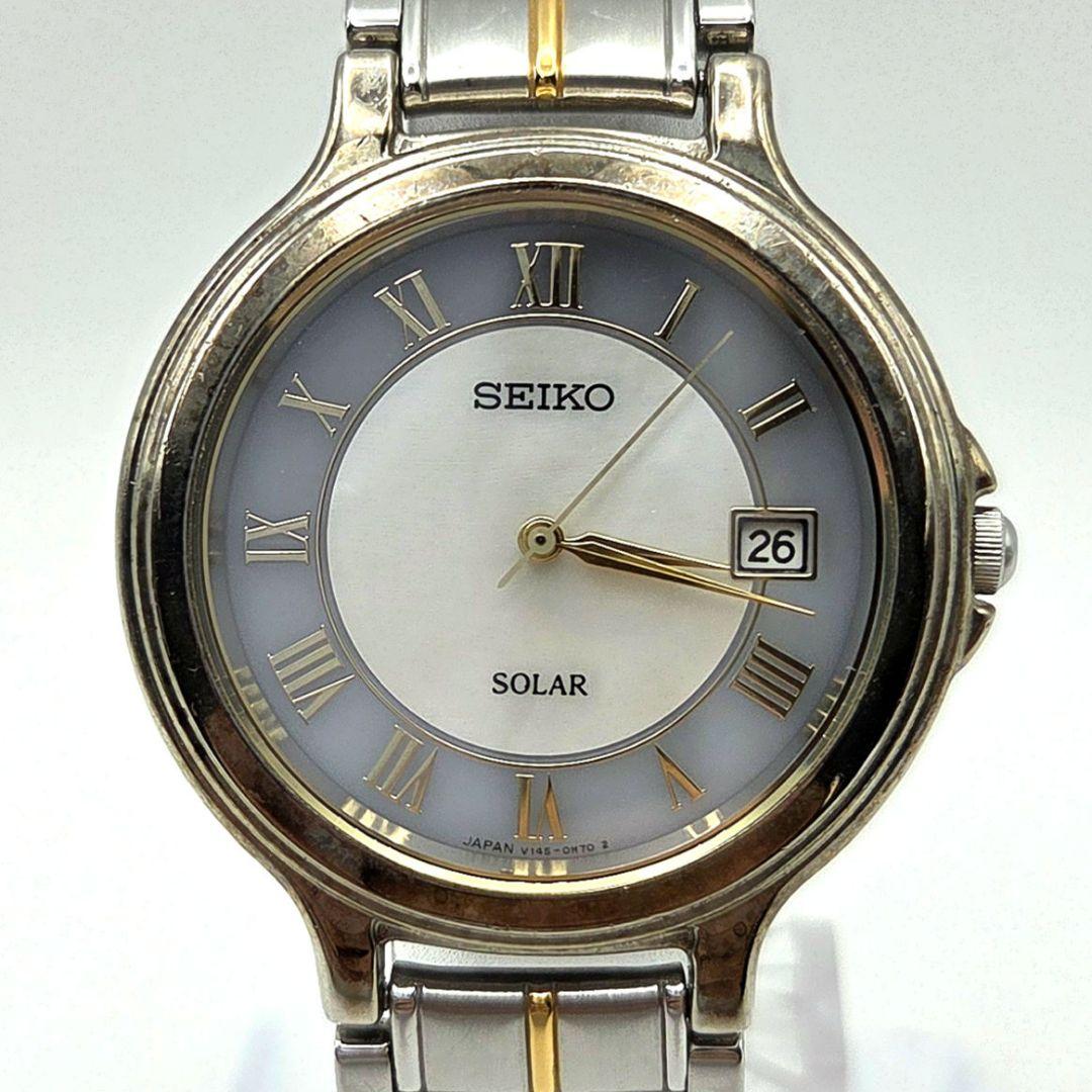SEIKO V145-0E30 Solar Men's Watch — Japanese
