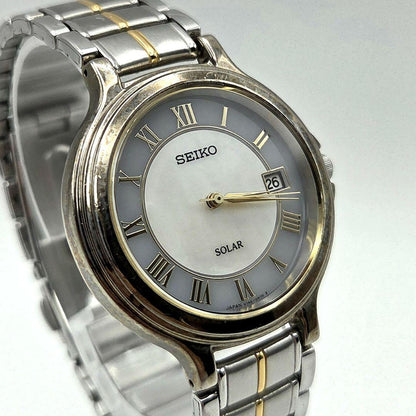 SEIKO V145-0E30 Solar Men's Watch — Japanese