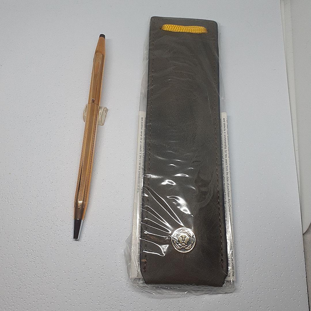 CROSS 170th Anniversary Model gold ballpoint pen with dedicated case and pen case