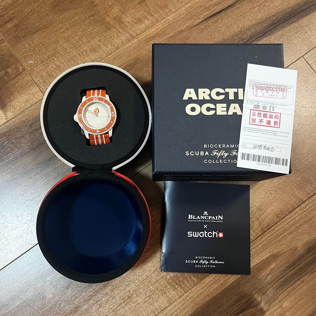 swatch xBlancpain Arctic Ocean Automatic Men's — Japanese