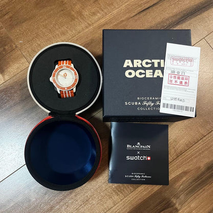 swatch xBlancpain Arctic Ocean Automatic Men's — Japanese