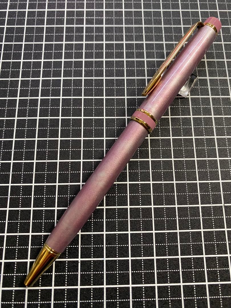 PILOT Gance Marble-Pink ballpoint pen with marble pattern and pink color, discontinued model BGRC-1MR-MAP