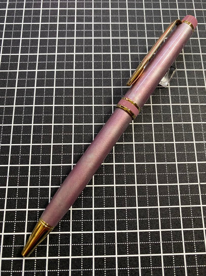 PILOT Gance Marble-Pink ballpoint pen with marble pattern and pink color, discontinued model BGRC-1MR-MAP