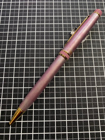 PILOT Gance Marble-Pink ballpoint pen with marble pattern and pink color, discontinued model BGRC-1MR-MAP