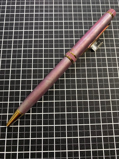 PILOT Gance Marble-Pink ballpoint pen with marble pattern and pink color, discontinued model BGRC-1MR-MAP