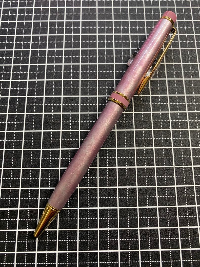 PILOT Gance Marble-Pink ballpoint pen with marble pattern and pink color, discontinued model BGRC-1MR-MAP