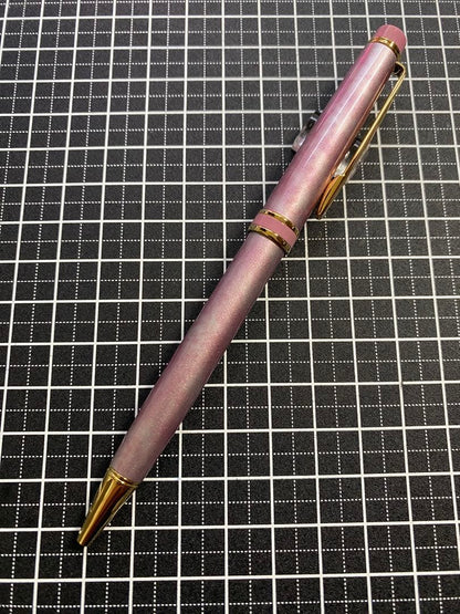 PILOT Gance Marble-Pink ballpoint pen with marble pattern and pink color, discontinued model BGRC-1MR-MAP