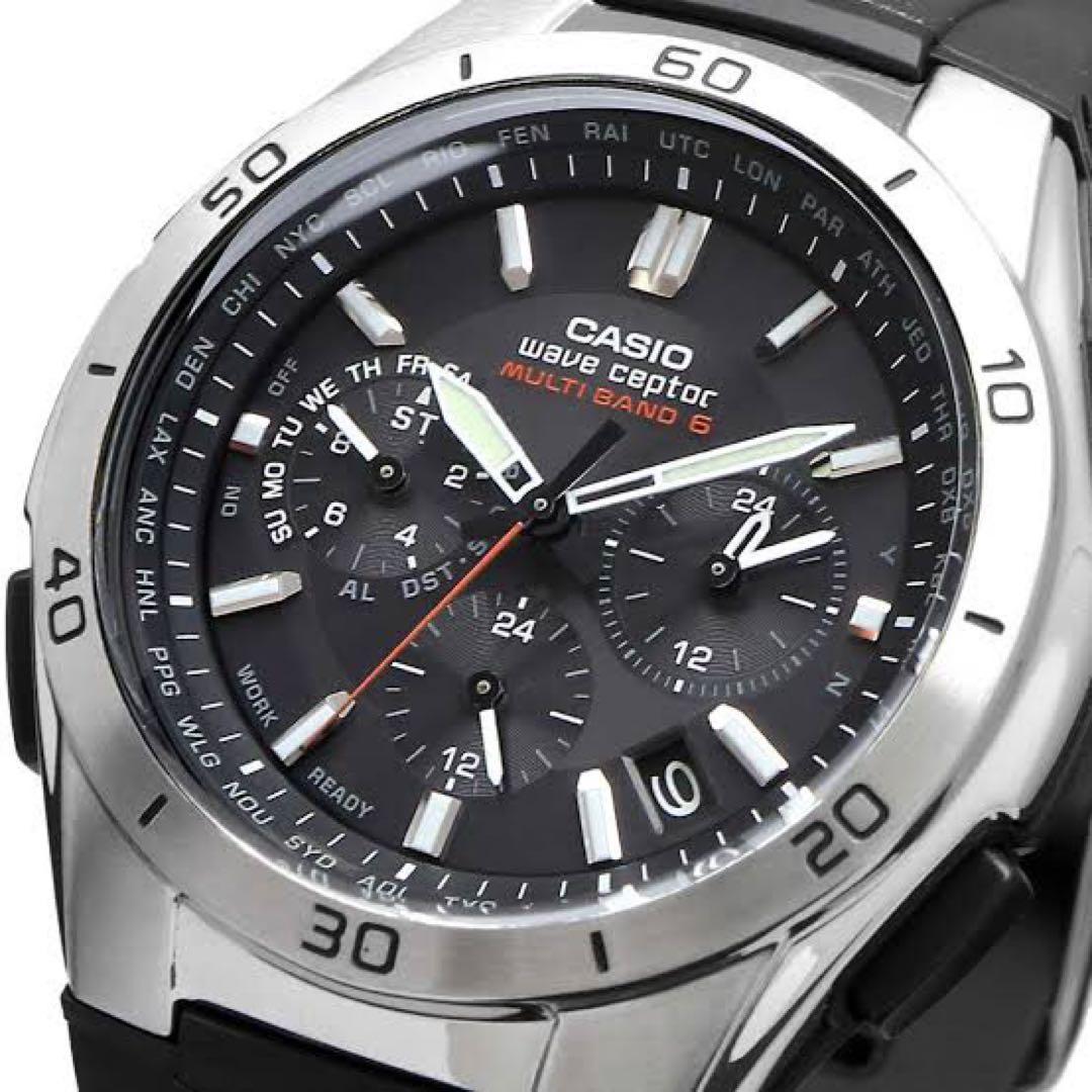 Casio Radio-Controlled Solar Watch Black Japan Import