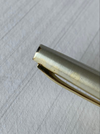 Pilot fountain pen with 22K gold nib showing slight discoloration on the body