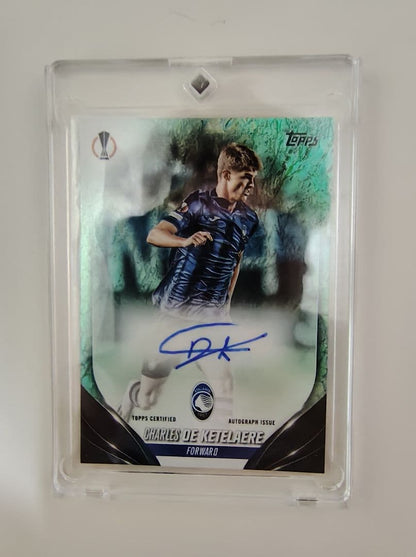 Topps Charles De Catteler Signature Card — Japanese