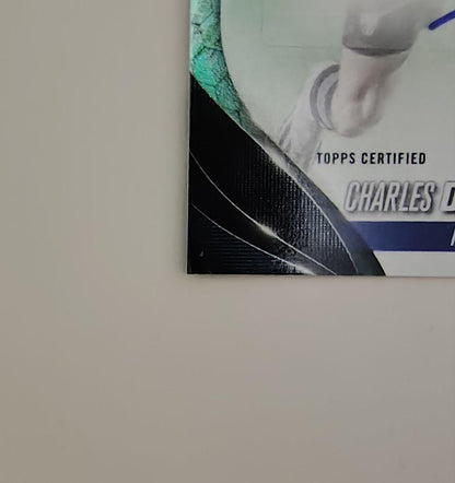 Topps Charles De Catteler Signature Card — Japanese