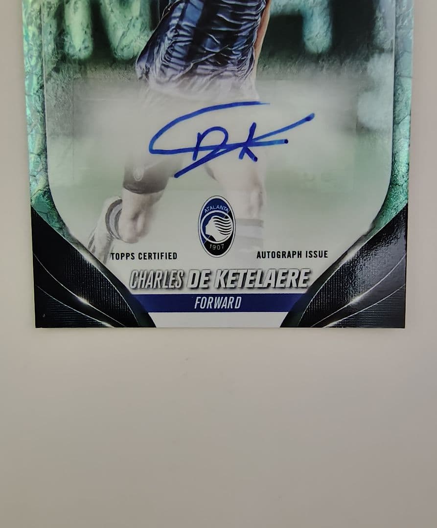 Topps Charles De Catteler Signature Card — Japanese