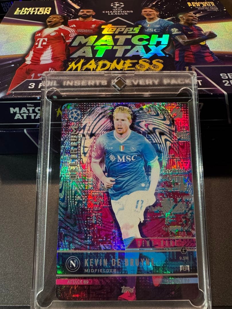 Topps Kevin De Bruyne Naples Belgium National Team — Japanese