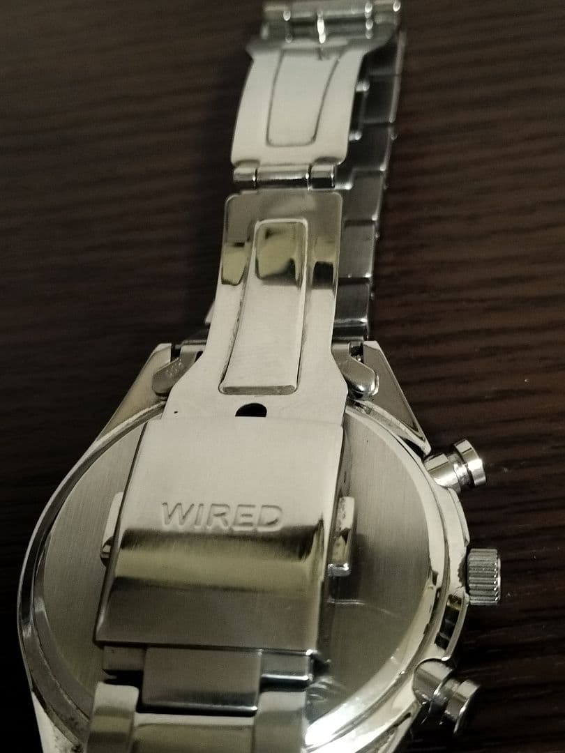 SEIKO WIRED Chronograph Black Quartz Men's Watch — Japanese