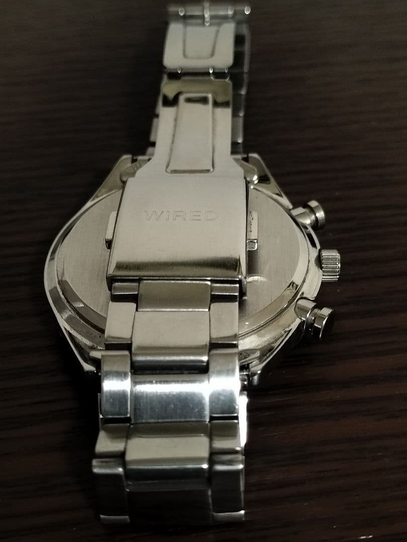 SEIKO WIRED Chronograph Black Quartz Men's Watch — Japanese