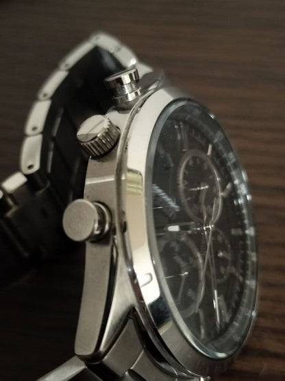 SEIKO WIRED Chronograph Black Quartz Men's Watch — Japanese