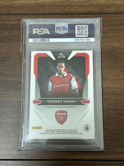PSA8以下 Thierry Henry Autograph — Japanese