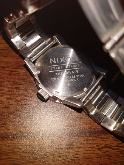 NIXON Analogue Quartz Silver Men's Watch — Japanese