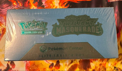 Pokemon Pokémon Center Edition Twilight Masquerade ETB Unopened Box — English
