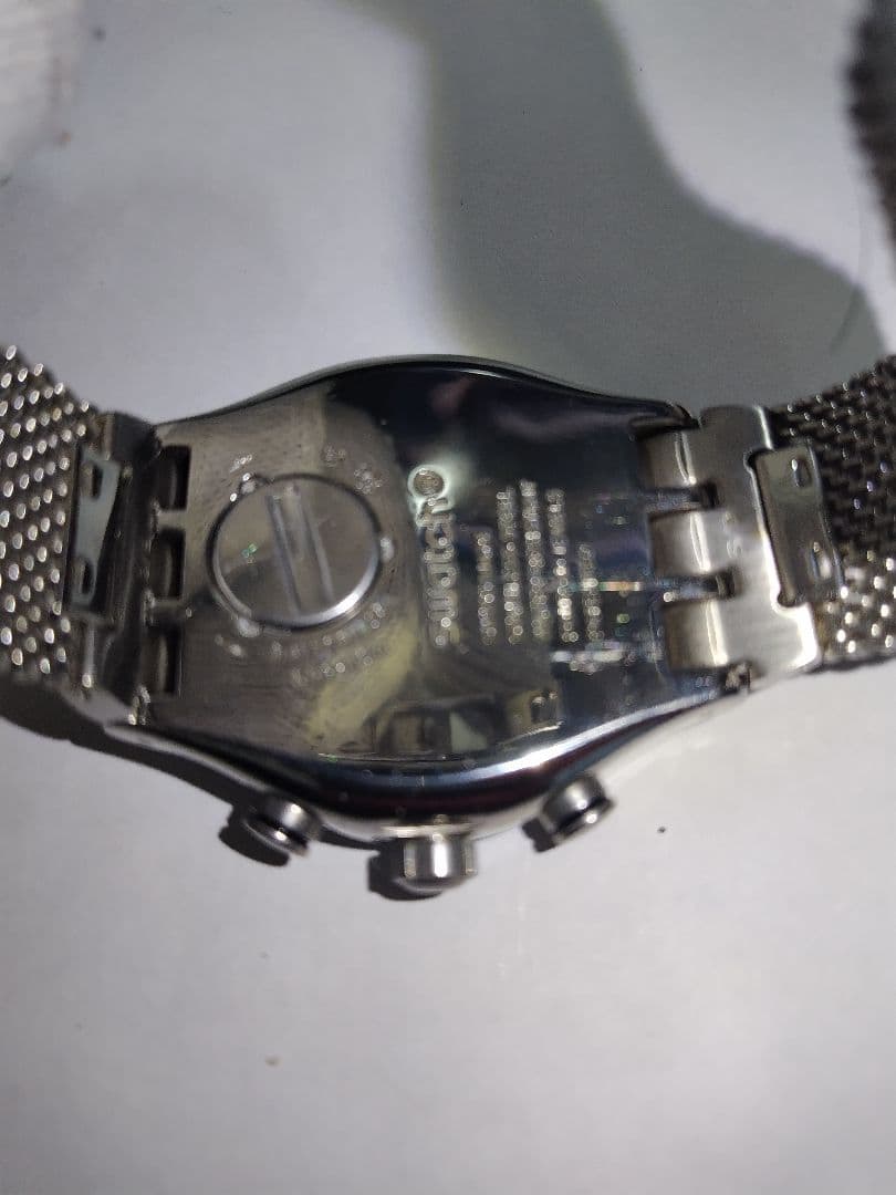 swatch Irony Chrono Blakkie Quartz Men's — Japanese