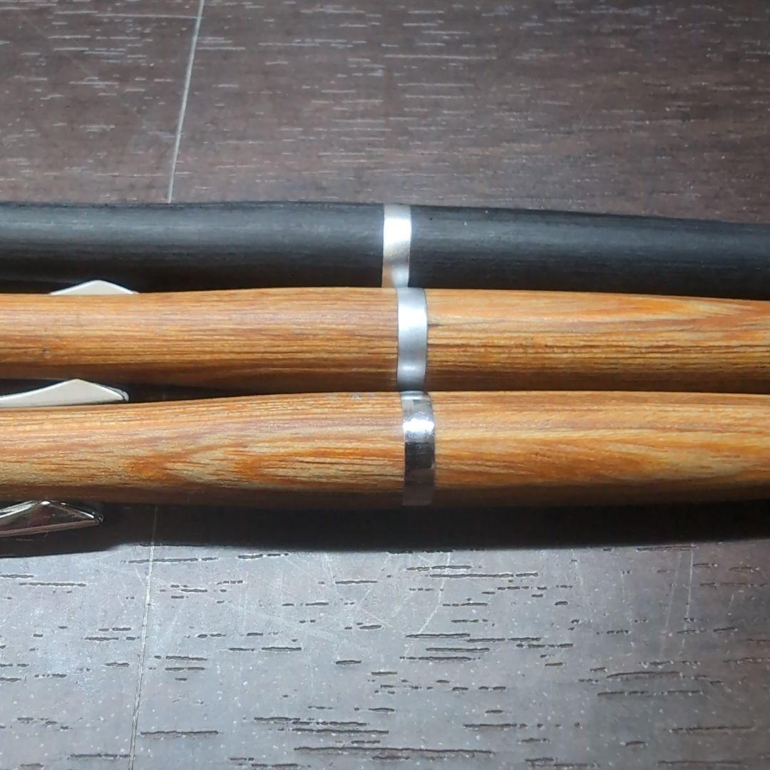 Three PILOT pens in black and yellow colors, models S20 0.5, S20 0.3, and S30 0.5