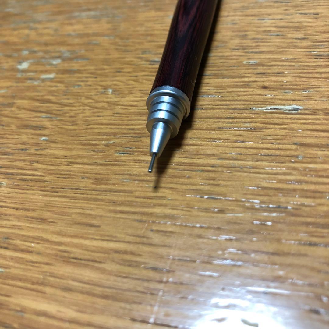 Pilot S20 mechanical pencil with 0.4 lead, aged metal parts, and modified grip and eraser cap