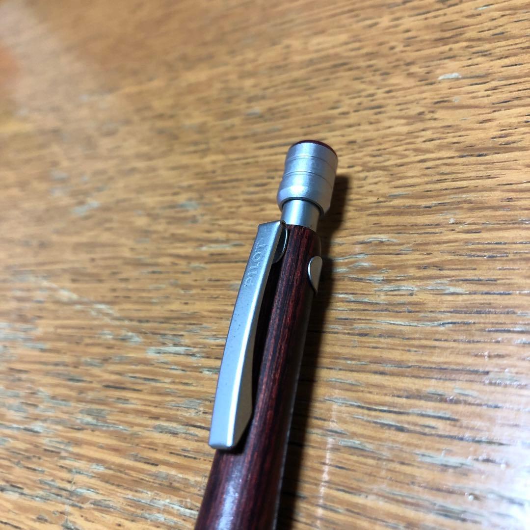 Pilot S20 mechanical pencil with 0.4 lead, aged metal parts, and modified grip and eraser cap